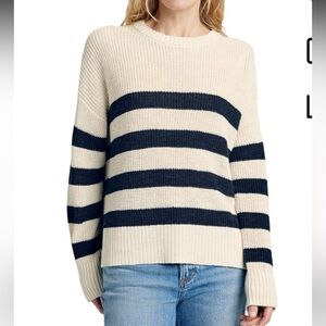 NWT Faherty Miramar Crew Sweater, Kadena Phantom Stripe